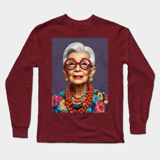 Iris Apfel Long Sleeve T-Shirt